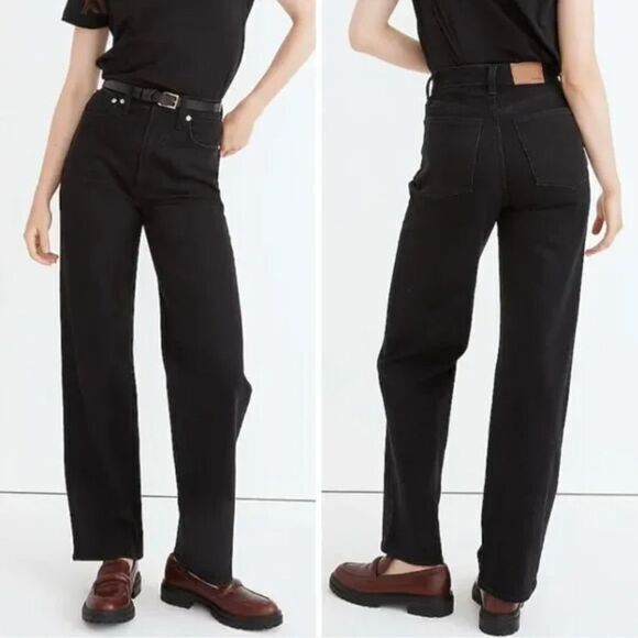 NEW Madewell The Petite Perfect Vintage Wide-Leg Jean Belmere‎ Wash, 31P - Picture 1 of 13